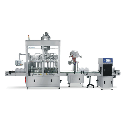 八头自动灌装、铝箔封口生产线